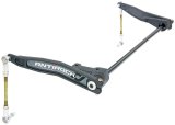 RockJock JK Antirock Sway Bar Kit Front Forged Arms Forged Brackets Heavy 1in Bar thumbnail 1