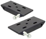 RockJock Jeep CJ Front HD Leaf Spring Plates w/ Sway Bar Mounts Pair For 2in Springs thumbnail 2