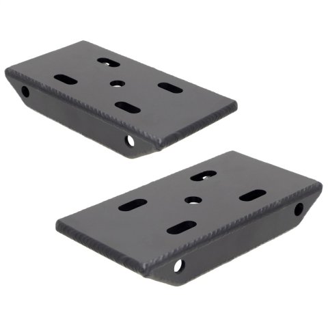 RockJock HD Leaf Spring Plates For Use w/ 2in Springs Jeep CJ Front Pair