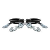 RockJock Curt Towing Safety Cable Kit 44 1/2in Long w/ 2 Snap Hooks 5000lbs 2-Pack thumbnail 1