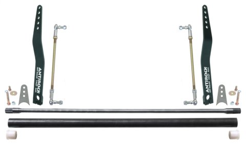 RockJock Antirock Sway Bar Kit Universal 32in Bar 20in Bent Steel Arms thumbnail 2