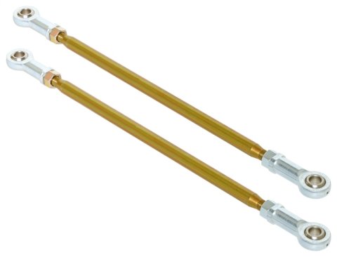 RockJock Antirock Sway Bar End Link Kit 15 1/2in Long Rods w/ Heims and Jam Nuts Pair thumbnail 1