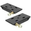 RockJock Jeep CJ Front HD Leaf Spring Plates w/ Shock Mounts For 2in Springs thumbnail 4