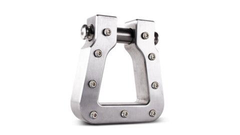 Body Armor 4x4 Mega D-Ring Machined Silver Single thumbnail 4