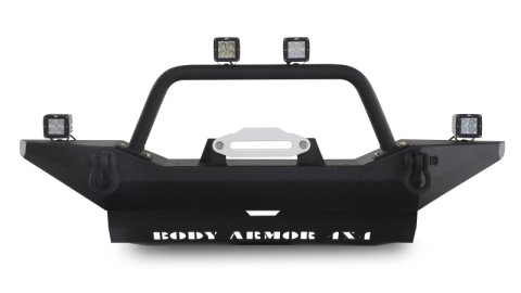 Body Armor 4x4 07-18 Jeep Wrangler JK Front Bumper Full Width thumbnail 5
