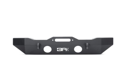 Body Armor 4x4 2018+ Jeep Wrangler JL Gladiator JT Mid-Stubby Front Bumper thumbnail 2