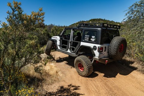 Body Armor 4x4 2018+ Jeep Wrangler JL Gladiator JT Tube Doors Rear Pair thumbnail 4