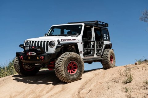 Body Armor 4x4 2018+ Jeep Wrangler JL Gladiator JT Tube Doors Front Pair thumbnail 6