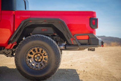 Body Armor 4x4 19-23 Jeep Gladiator JT Rear Fender Flares thumbnail 1