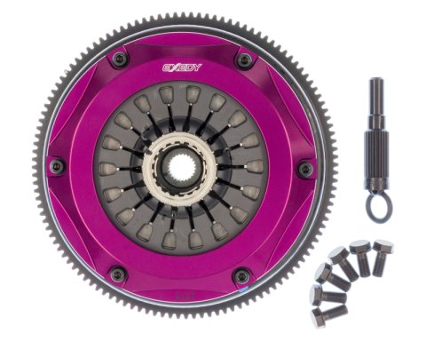 Exedy 1999-2002 Nissan Skyline GTR L6 Hyper Twin Cerametallic Clutch Sprung Center Disc Pull Type thumbnail 4
