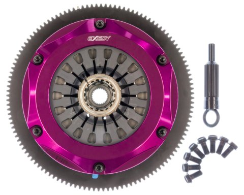 Exedy 2004-2014 Subaru Impreza WRX STI H4 Hyper Triple Cerametallic Clutch Rigid Disc Pull Type thumbnail 5