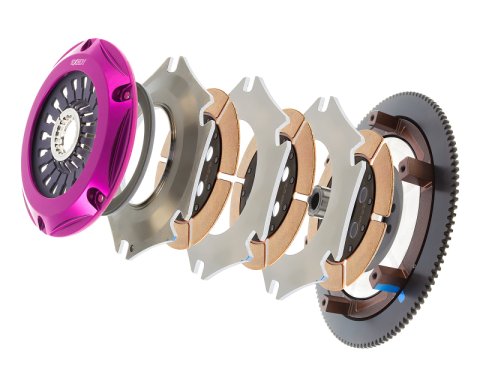 Exedy 2004-2014 Subaru Impreza WRX STI H4 Hyper Triple Cerametallic Clutch Rigid Disc Pull Type thumbnail 8