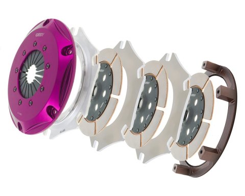 Exedy Universal Builder Series Triple Metallic Clutch Does NOT Incl FW Req. Custom Clutch Actuation thumbnail 7