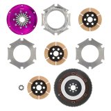 Exedy 1990-1996 Nissan 300ZX Turbo V6 Hyper Triple Cerametallic Clutch Rigid Disc Push Type Cover thumbnail 3