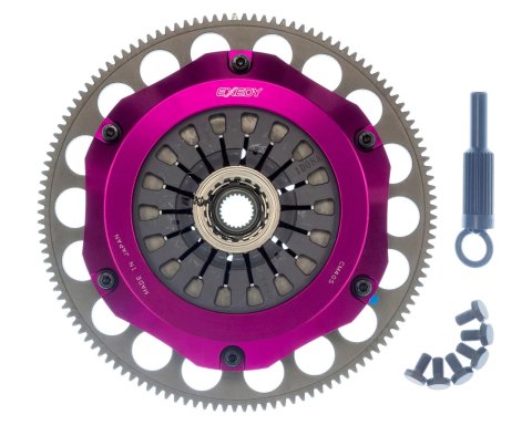 Exedy 1993-1995 Mazda RX-7 R2 Hyper Compe-R Twin Cerametallic Clutch Rigid Center Disc Pull Type thumbnail 1