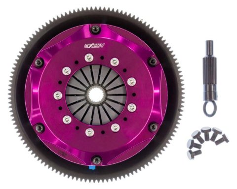 Exedy 1986-1989 Mazda RX-7 R2 Hyper Twin Cerametallic Clutch Sprung Center Disc Push Type Cove thumbnail 9