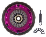 Exedy 2004-2014 Subaru Impreza WRX STI H4 Hyper Twin Cerametallic Clutch Sprung Disc Pull Type thumbnail 1