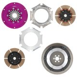 Exedy 1989-1998 Nissan 240SX L4 Hyper Twin Cerametallic Clutch Sprung Center Disc Push Type Cover thumbnail 2