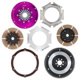 Exedy 1989-1994 Nissan 240SX Hyper Twin Cerametallic Clutch Sprung Center Disc Push Type Cover thumbnail 4