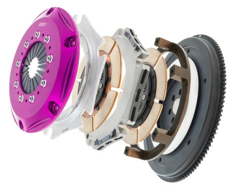 Exedy 1989-1993 Nissan Skyline GTR L6 Hyper Twin Cerametallic Clutch Sprung Center Disc Push Type thumbnail 8