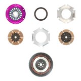 Exedy 2004-2014 Subaru Impreza WRX STI H4 Hyper Twin Cerametallic Clutch Sprung Center Disc Pull thumbnail 2