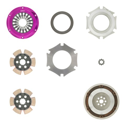 Exedy 2000-2009 Honda S2000 L4 Hyper Twin Cerametallic Clutch Rigid Disc Pull Type Cover thumbnail 3