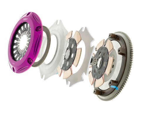 Exedy 2000-2009 Honda S2000 L4 Hyper Twin Cerametallic Clutch Rigid Disc Pull Type Cover thumbnail 5