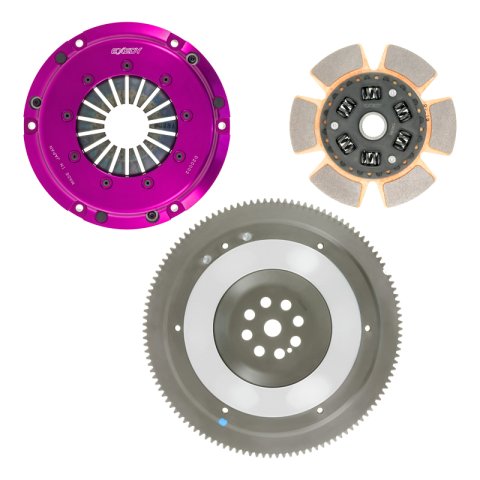 Exedy 1992-1993 Acura Integra L4 Hyper Single Clutch Sprung Center Disc Push Type Cover thumbnail 5