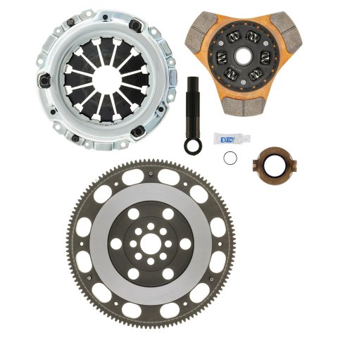 Exedy 2002-2006 Acura RSX Base L4 Stage 2 Cerametallic Clutch Thick Disc Incl. HF02 Lightweight FW thumbnail 1