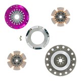 Exedy 11-16 Ford Mustang GT 5.0L Hyper Twin Cerametallic Clutch Sprung Center Disc Push Type Cover thumbnail 3