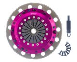 Exedy 96-16 Ford Mustang V8 4.6L/5.0L Hyper Twin Cerametallic Clutch Sprung Disc Push Type Cover thumbnail 1
