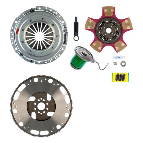 Exedy 05-16 Ford Mustang w/Trans Upgrade 26 Spline 8 Bolt Flg Stage 2 Cerametallic Clutch Kit w/FW
