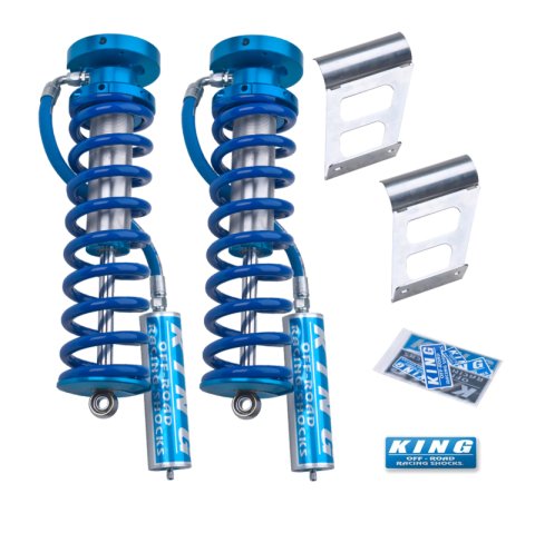 King Shocks 2005+ Ford F-250/F-350 4WD Front 2.5 Dia Remote Reservoir Coilover Conversion (Pair) thumbnail 1