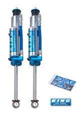 King Shocks 07-18 Jeep Wrangler JK Front 2.5 Dia Piggy Hose Res Shock 0-2in Lift (Pair) thumbnail 1