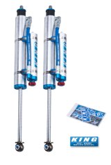 King Shocks 97-06 Jeep Wrangler TJ Front 2.5 Dia Piggy Hose Res Shock 6in Lift w/Adjuster (Pair) thumbnail 1