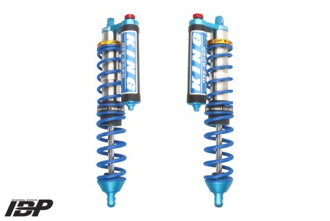 King Shocks 18+ RZR-XP Turbo S 2.5 Front Internal Bypass Piggyback Coilover w/ Finned Res & Adjuster thumbnail 1