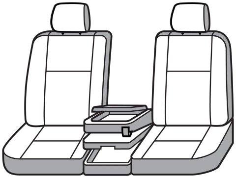 Covercraft 22-24 Chevrolet Silverado Carhartt PrecisionFit Custom Front Row Seat Covers - Blk thumbnail 4