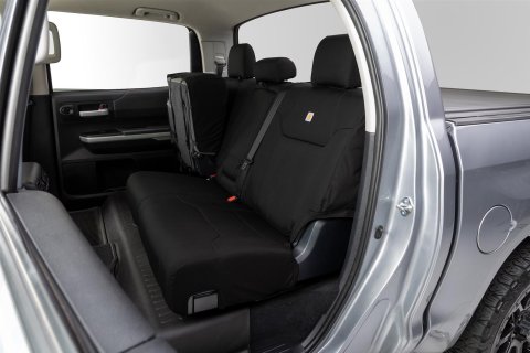 Covercraft 22-24 Chevrolet Silverado Carhartt PrecisionFit Custom Front Row Seat Covers - Blk thumbnail 6
