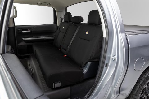 Covercraft 22-24 Chevrolet Silverado Carhartt PrecisionFit Custom Front Row Seat Covers - Blk thumbnail 8