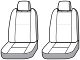 Covercraft 22-23 Ford Bronco Polycotton SeatSaver Custom Front Row Seat Covers - Grey thumbnail 2
