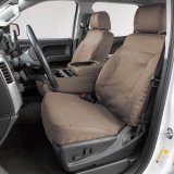 Covercraft 03-06 Chevrolet Silverado Polycotton SeatSaver Custom Front Row Seat Covers - Taupe thumbnail 3
