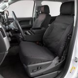 Covercraft 19-24 Chevrolet Silverado Polycotton SeatSaver Custom Front Row Seat Covers - Charcoal thumbnail 8
