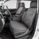Covercraft 19-20 Ford F-150 Polycotton SeatSaver Custom Front Row Seat Covers - Charcoal thumbnail 1