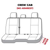 Covercraft 11-24 Dodge Ram Polycotton SeatSaver Custom Second Row Seat Covers - Grey thumbnail 4
