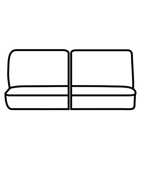 Covercraft 15-21 Ford Transit Polycotton SeatSaver Custom Third Row Seat Covers - Charcoal thumbnail 5