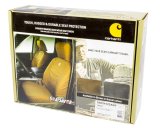Covercraft 09-14 Ford F150 Carhartt SeatSaver Custom Front Row Seat Covers - Gravel thumbnail 8