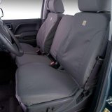 Covercraft 17-18 Dodge RAM P/U Carhartt SeatSaver Custom Front Row Seat Covers - Gravel thumbnail 2