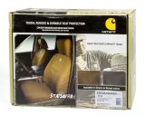Covercraft 11-16 Ford F-250 Carhartt SeatSaver Custom Front Row Seat Covers - Gravel thumbnail 7