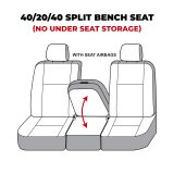 Covercraft 09-14 Dodge Ram 1500 Carhartt SeatSaver Custom Front Row Seat Covers - Gravel thumbnail 7