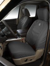 Covercraft 17-19 Chevrolet Silverado Carhartt SeatSaver Custom Front Row Seat Covers - Gravel thumbnail 3